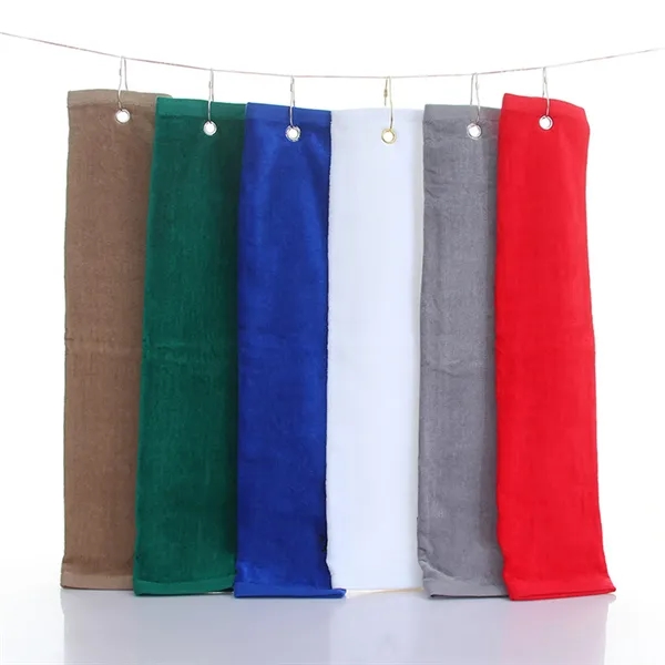 Custom Golf Towel with Clip - Custom Golf Towel with Clip - Image 0 of 2