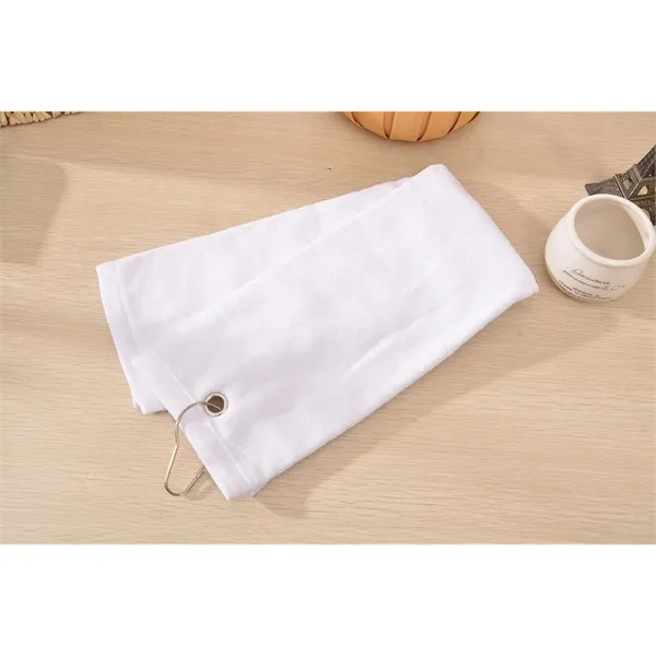 Custom Golf Towel with Clip - Custom Golf Towel with Clip - Image 1 of 2