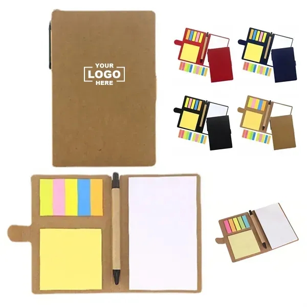 Memo Notepad With Pen In Holder - Memo Notepad With Pen In Holder - Image 0 of 6