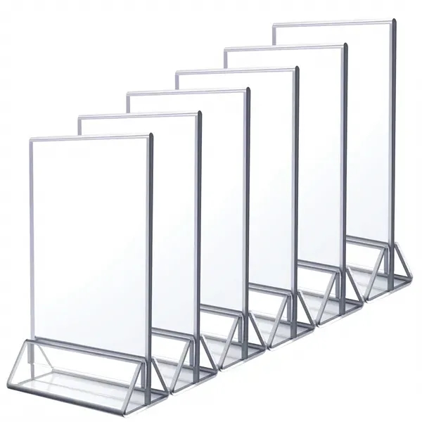 Clear Acrylic Sign Holder - Clear Acrylic Sign Holder - Image 5 of 5
