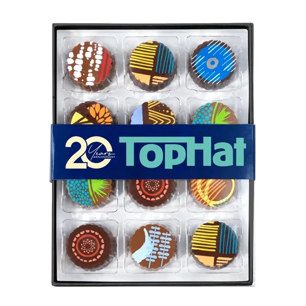 12-Piece Artisan Hand Painted Truffles - 12-Piece Artisan Hand Painted Truffles - Image 0 of 1