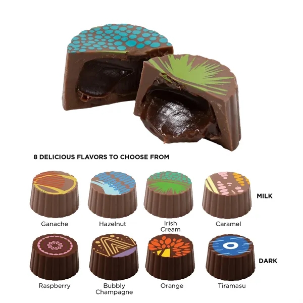12-Piece Artisan Hand Painted Truffles - 12-Piece Artisan Hand Painted Truffles - Image 1 of 1