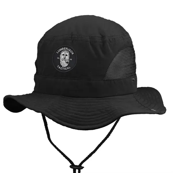Bucket Hat with Mesh Sides - Bucket Hat with Mesh Sides - Image 3 of 5