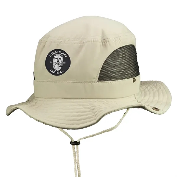 Bucket Hat with Mesh Sides - Bucket Hat with Mesh Sides - Image 4 of 5