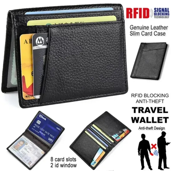 RFID Wallet-Genuine Leather - RFID Wallet-Genuine Leather - Image 2 of 9