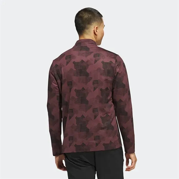 Adidas Go-To Printed Quarter Zip Pullover - Adidas Go-To Printed Quarter Zip Pullover - Image 1 of 3