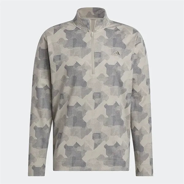 Adidas Go-To Printed Quarter Zip Pullover - Adidas Go-To Printed Quarter Zip Pullover - Image 2 of 3