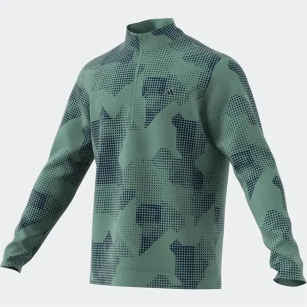 Adidas Go-To Printed Quarter Zip Pullover - Adidas Go-To Printed Quarter Zip Pullover - Image 3 of 3