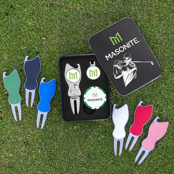 Contour Golf Divot Tool Gift Set w/ Poker Chip - Contour Golf Divot Tool Gift Set w/ Poker Chip - Image 4 of 7