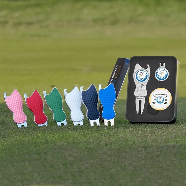 Contour Golf Divot Tool Gift Set w/ Poker Chip - Contour Golf Divot Tool Gift Set w/ Poker Chip - Image 5 of 7