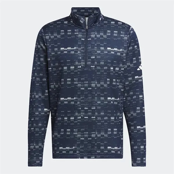 Adidas Core Printed Quarter Zip Pullover - Adidas Core Printed Quarter Zip Pullover - Image 5 of 5