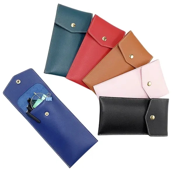 Leather Pen Pouch Pencil Case - Leather Pen Pouch Pencil Case - Image 0 of 6