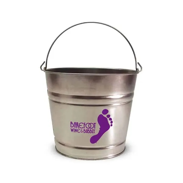 Custom 8 qt Steel Bucket