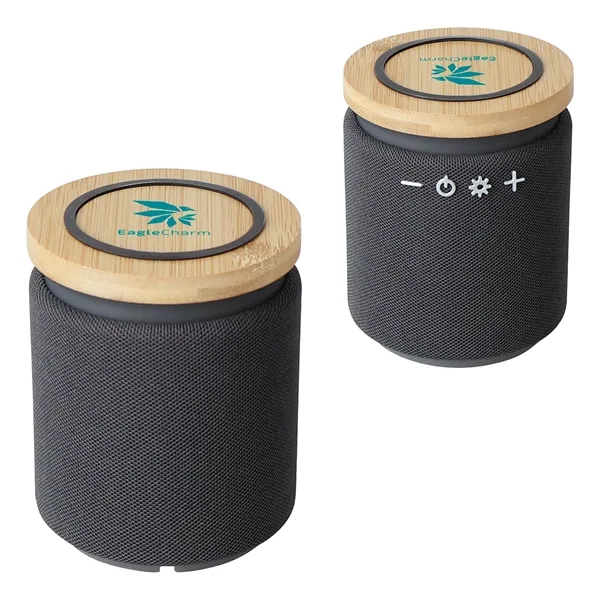 Bamboo Wireless Speaker & 10W Wireless Charger - Bamboo Wireless Speaker & 10W Wireless Charger - Image 0 of 0