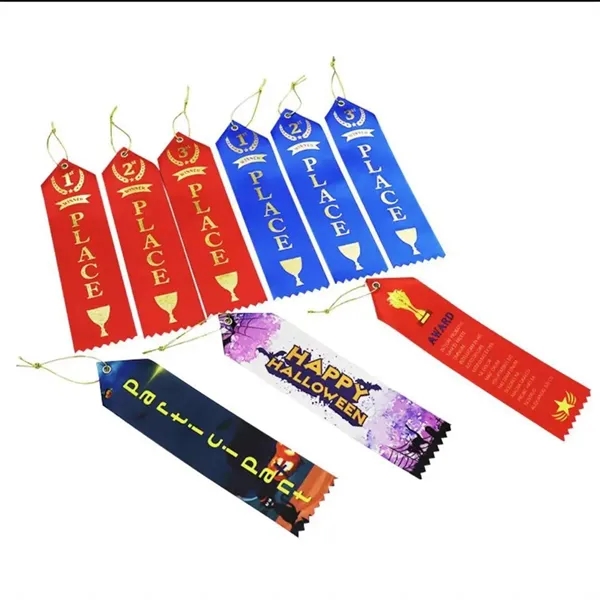 Custom Medal Badge Award Ribbon Wrap - Custom Medal Badge Award Ribbon Wrap - Image 0 of 2