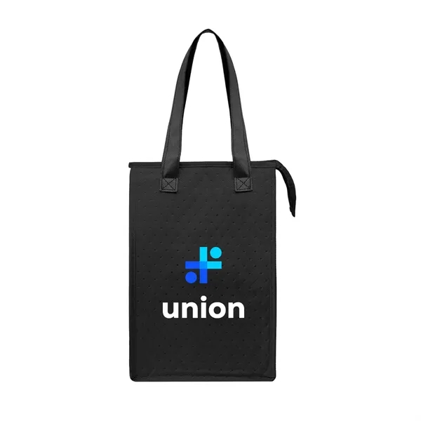 Dimples rPET Non-Woven Cooler Tote Bag - Dimples rPET Non-Woven Cooler Tote Bag - Image 2 of 12