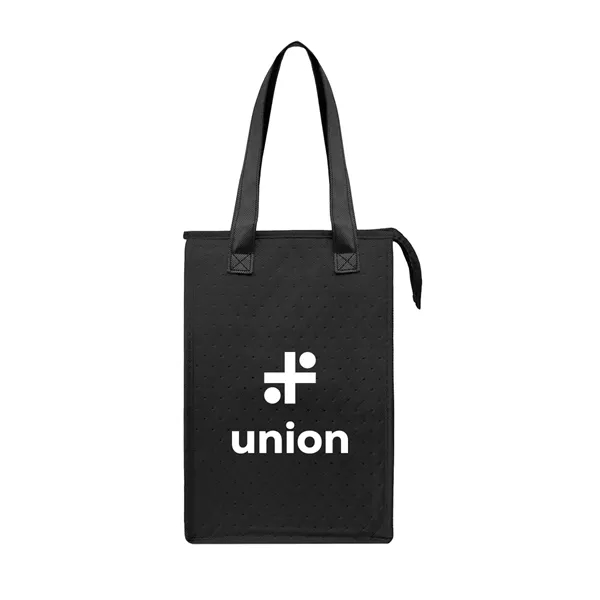 Dimples rPET Non-Woven Cooler Tote Bag - Dimples rPET Non-Woven Cooler Tote Bag - Image 3 of 12