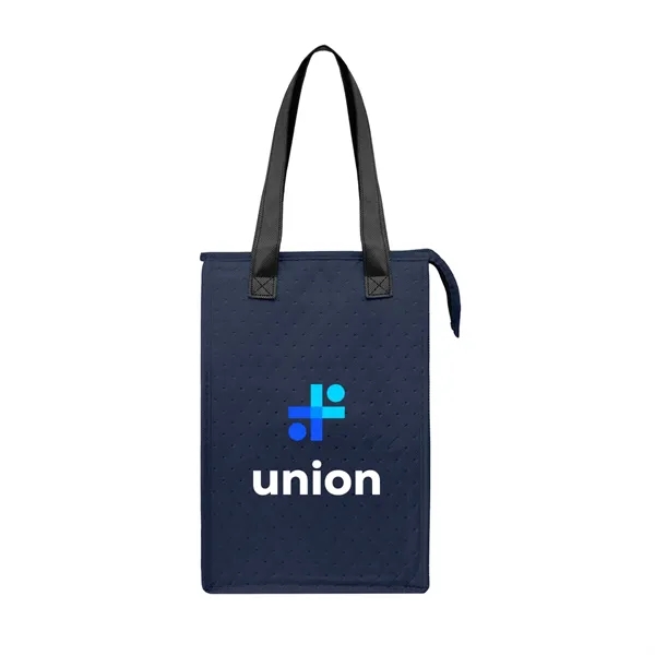 Dimples rPET Non-Woven Cooler Tote Bag - Dimples rPET Non-Woven Cooler Tote Bag - Image 5 of 12