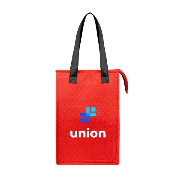 Dimples rPET Non-Woven Cooler Tote Bag - Dimples rPET Non-Woven Cooler Tote Bag - Image 8 of 12