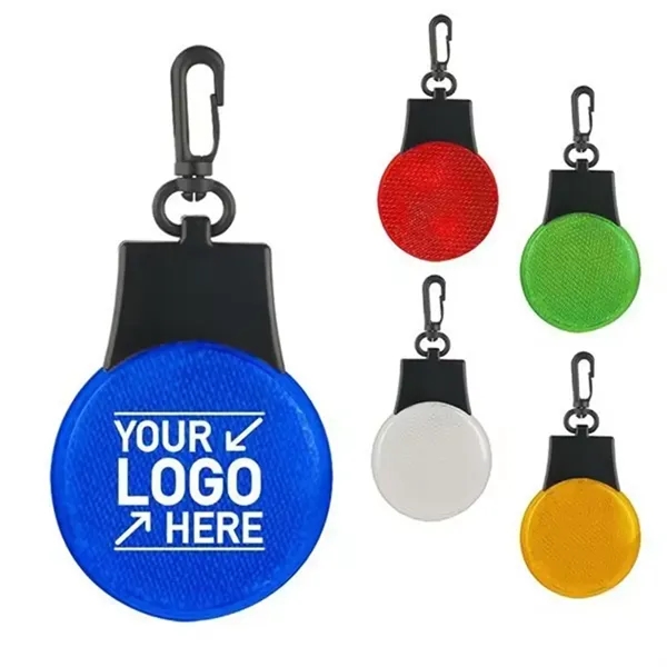 Backpack Flashing Safety Reflector Light Warning Keychain - Backpack Flashing Safety Reflector Light Warning Keychain - Image 0 of 4