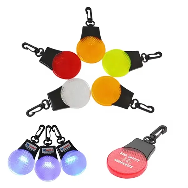 Backpack Flashing Safety Reflector Light Warning Keychain - Backpack Flashing Safety Reflector Light Warning Keychain - Image 2 of 4