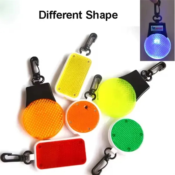 Backpack Flashing Safety Reflector Light Warning Keychain - Backpack Flashing Safety Reflector Light Warning Keychain - Image 4 of 4