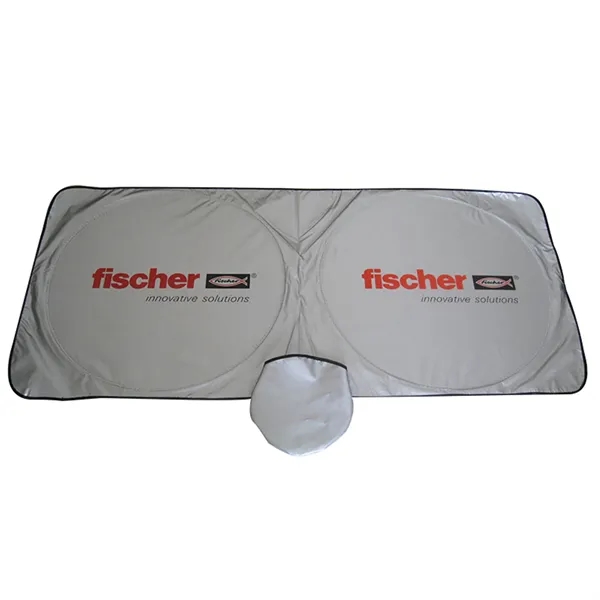 Custom Folding Car Sunshade - Custom Folding Car Sunshade - Image 1 of 2