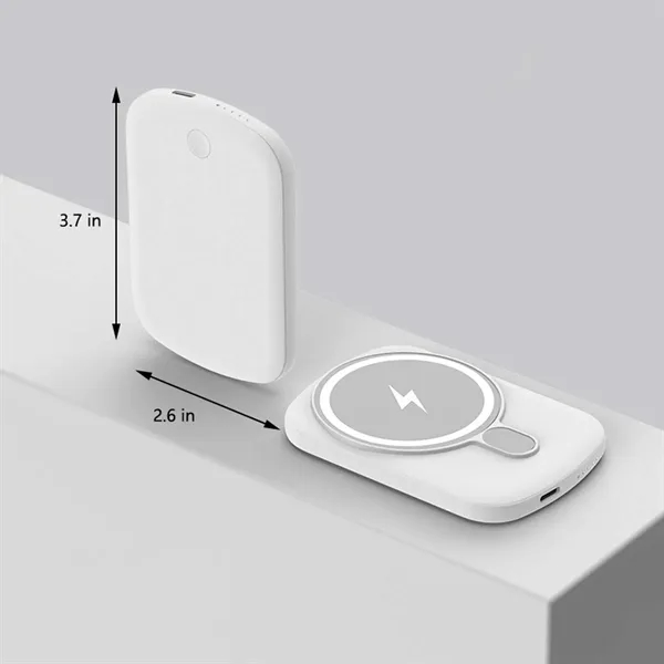 10000mAh Magnetic Wireless Charger Power Bank - 10000mAh Magnetic Wireless Charger Power Bank - Image 1 of 4