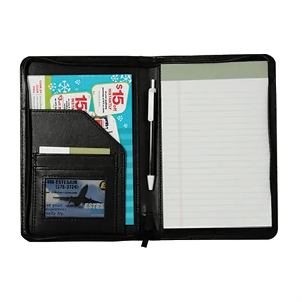Burbank Junior Padfolio with Zipper Closure - Burbank Junior Padfolio with Zipper Closure - Image 2 of 4