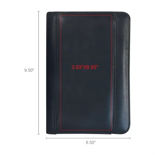 Burbank Junior Padfolio with Zipper Closure - Burbank Junior Padfolio with Zipper Closure - Image 4 of 4