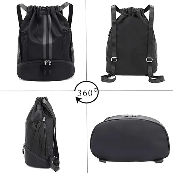 Drawstring Sports Basketball Training Bag - Drawstring Sports Basketball Training Bag - Image 2 of 2