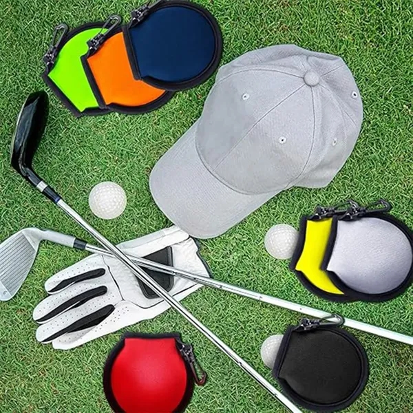 Portable Pocket Golf Ball Cleaner Cleaning Bag - Portable Pocket Golf Ball Cleaner Cleaning Bag - Image 3 of 4