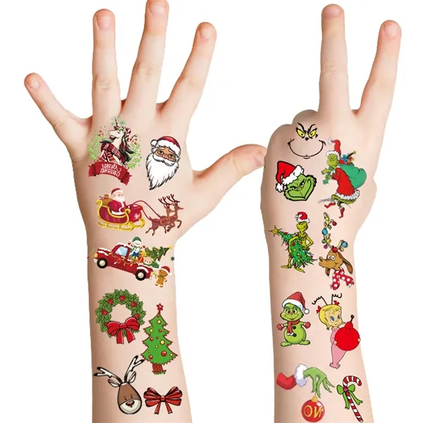 1.5" x 2" Custom Full Color Temporary Tattoo Stickers - 1.5" x 2" Custom Full Color Temporary Tattoo Stickers - Image 0 of 2