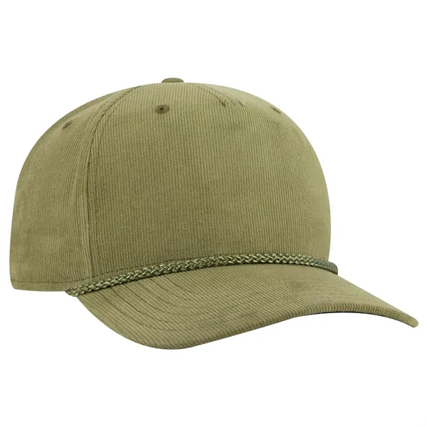 5 Panel Mid Profile Corduroy Baseball Cap - 5 Panel Mid Profile Corduroy Baseball Cap - Image 6 of 24
