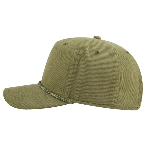 5 Panel Mid Profile Corduroy Baseball Cap - 5 Panel Mid Profile Corduroy Baseball Cap - Image 8 of 24