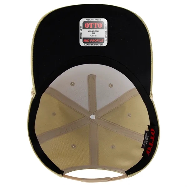 5 Panel Mid Profile Corduroy Baseball Cap - 5 Panel Mid Profile Corduroy Baseball Cap - Image 18 of 24