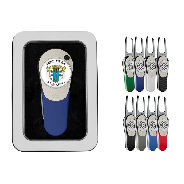 Pitchfix Icon Golf Divot Tool in Window Tin - Pitchfix Icon Golf Divot Tool in Window Tin - Image 0 of 7