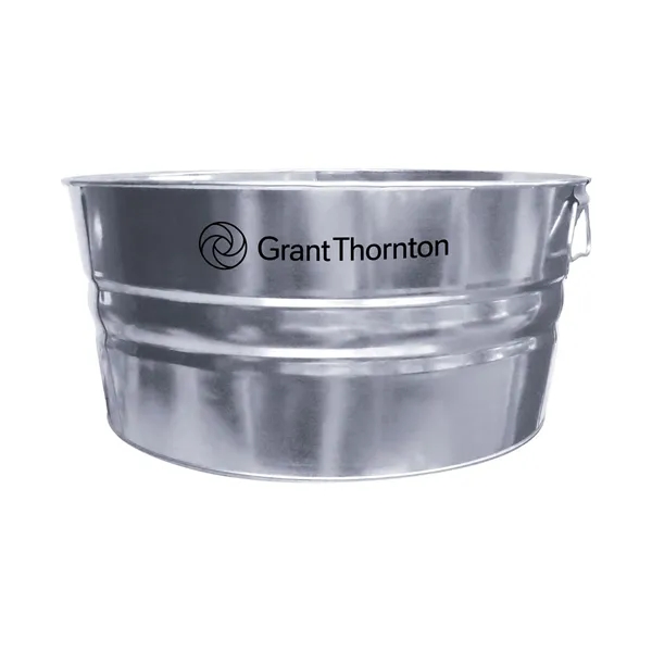 55 qt Galvanized Steel Tub - 55 qt Galvanized Steel Tub - Image 4 of 5