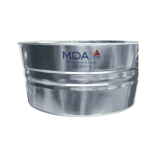 55 qt Galvanized Steel Tub - 55 qt Galvanized Steel Tub - Image 5 of 5