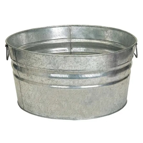 67 qt Galvanized Steel Tub - 67 qt Galvanized Steel Tub - Image 1 of 2