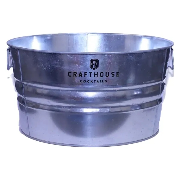 67 qt Galvanized Steel Tub - 67 qt Galvanized Steel Tub - Image 2 of 2