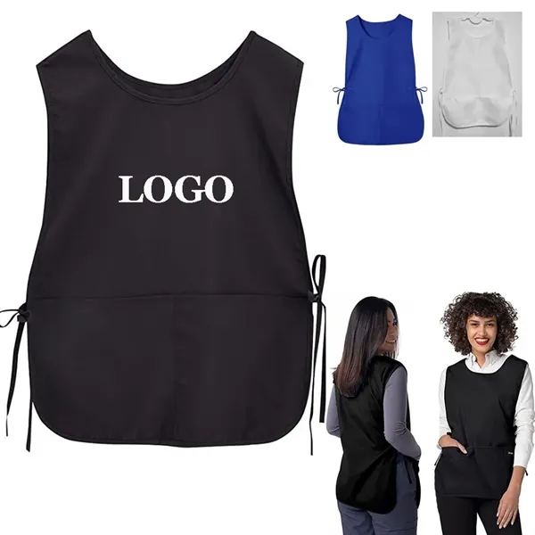 Polyster Hairdresser Jacket Barber Vest With 2 Pockets - Polyster Hairdresser Jacket Barber Vest With 2 Pockets - Image 0 of 2