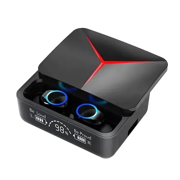 Sport Stereo Earbuds with LED Display Charging Case - Sport Stereo Earbuds with LED Display Charging Case - Image 1 of 1