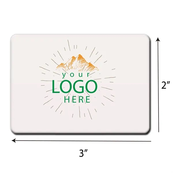 Full Color Rectangle Magnet Button 2" x 3" - Full Color Rectangle Magnet Button 2" x 3" - Image 1 of 1