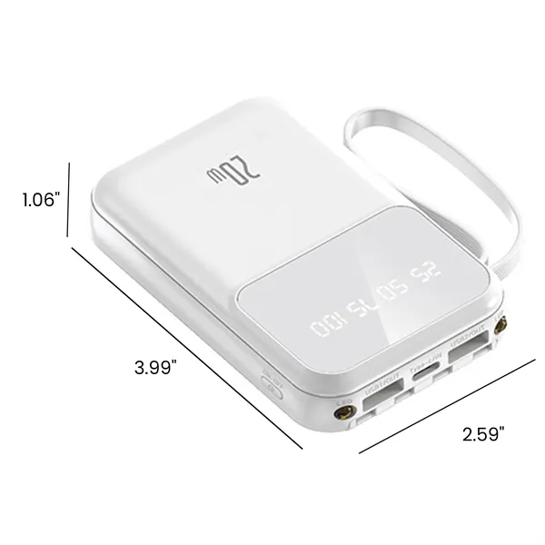 Customized Logo Built In Charging Cable Mobile Power Gift - Customized Logo Built In Charging Cable Mobile Power Gift - Image 4 of 4
