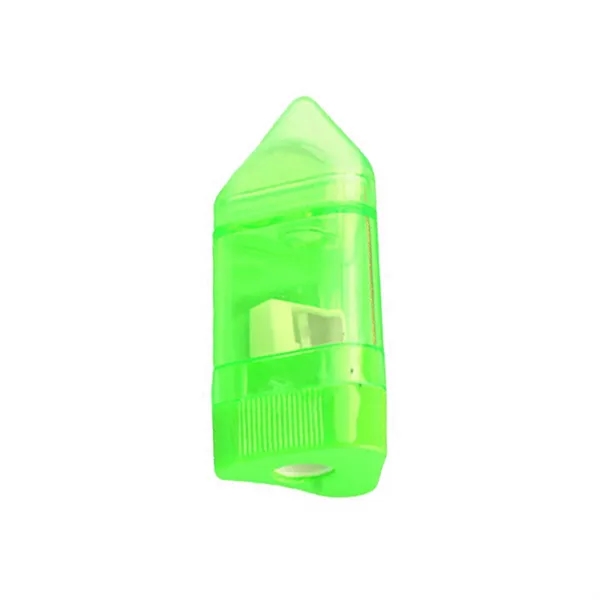 Triangle Pencil Sharpener with Eraser - Triangle Pencil Sharpener with Eraser - Image 1 of 4