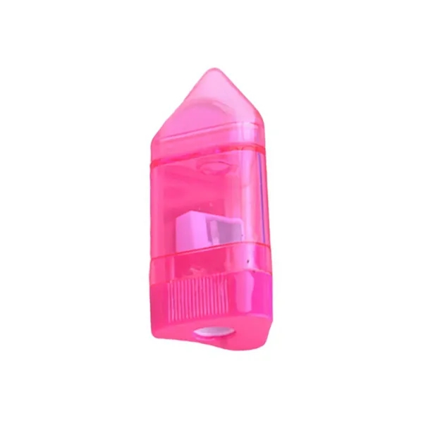 Triangle Pencil Sharpener with Eraser - Triangle Pencil Sharpener with Eraser - Image 2 of 4