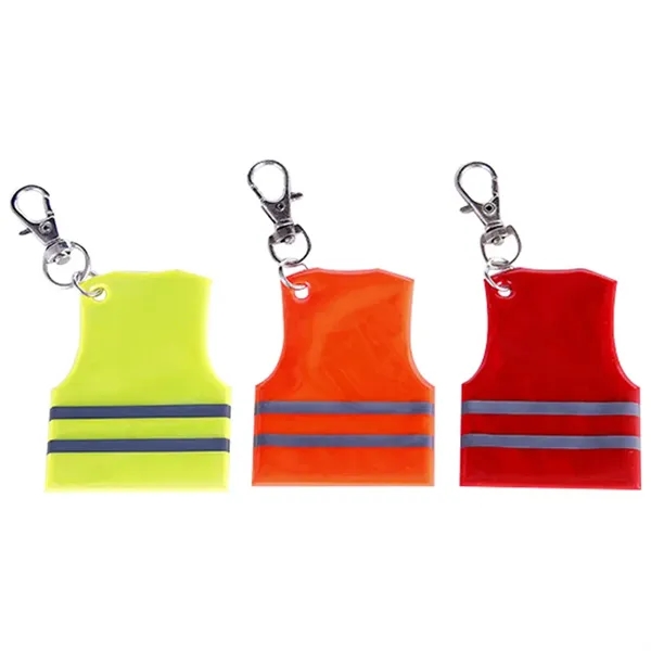 Reflective Vest Keychain - Reflective Vest Keychain - Image 1 of 7