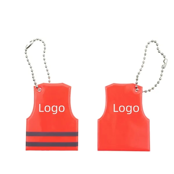 Reflective Vest Keychain - Reflective Vest Keychain - Image 3 of 7