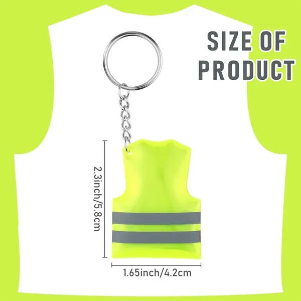 Reflective Vest Keychain - Reflective Vest Keychain - Image 4 of 7